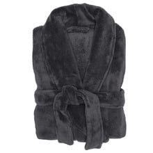 Charcoal Microplush Bath Robe